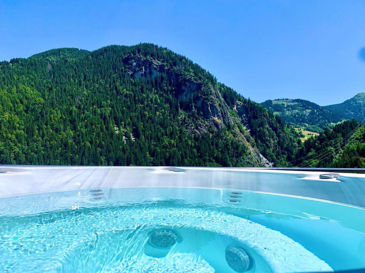 Chalet Du Champel Jacuzzi Saint-Gervais-les-Bains Exteriör bild